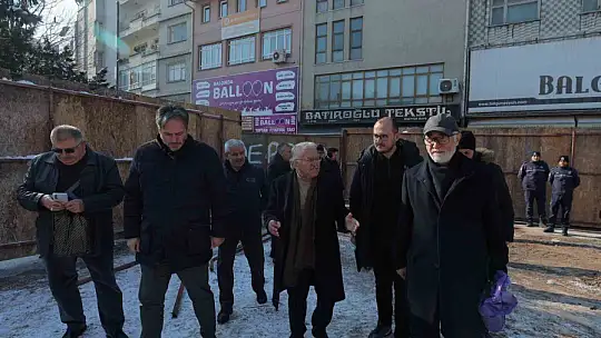 Suriçi Camikebir Kentsel Dönüşüm Projesi'ndeki çalışmalar yerinde incelendi