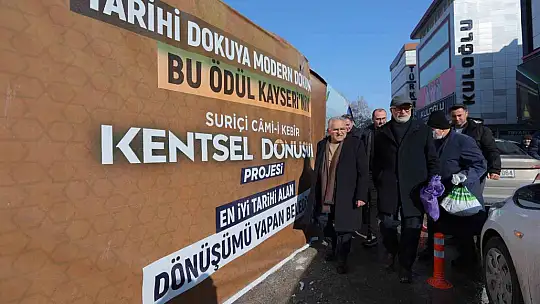 Suriçi Camikebir Kentsel Dönüşüm Projesi'ndeki çalışmalar yerinde incelendi