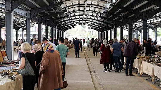 Talas Antika Pazarı nostaljiye yolculuk yaşattı