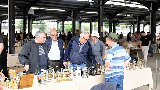 Talas Antika Pazarı nostaljiye yolculuk yaşattı