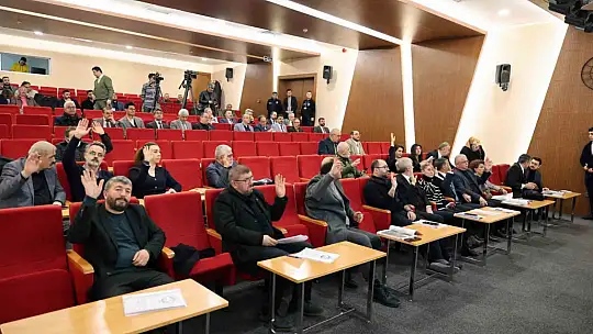 Talas Belediye Meclisi'nde oy birliği, yatırımda kararlılık