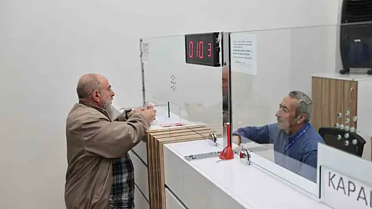 Talas Belediyesi'nde hafta sonu vezneler açık