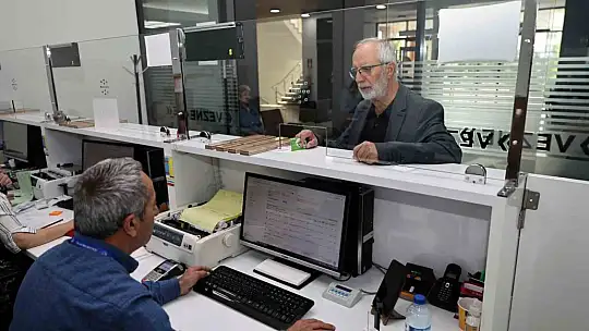 Talas Belediyesi'nde vergi mesaisi