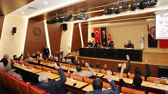 Talas Belediyesi'nde yılın son meclisi