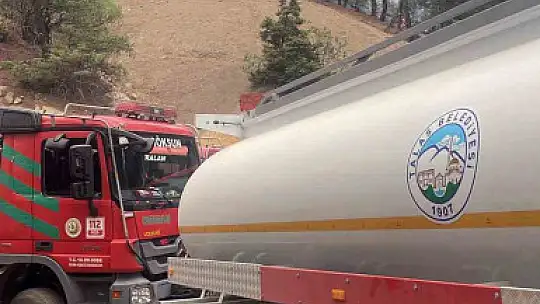Talas Belediyesi'nden Kahramanmaraş'taki yangına destek