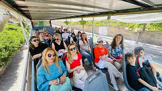 Talas Belediyesinden öğretmenlere tarihi ve turistik gezi