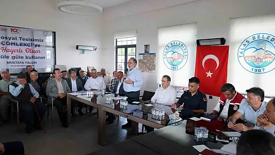 Talas İlçe Tarım ve Orman Müdürü Sağnak: 'Yalçın Başkan ziraat odasından daha fazla hizmet üretiyor'