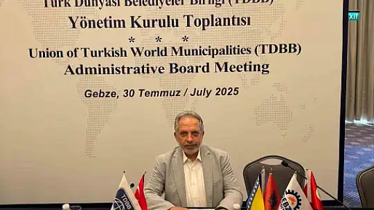 Talas'ın belediyecilik vizyonu TDBB Toplantısı'nda gündem oldu