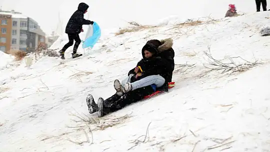 Talas'ın Erciyes'inde 'kayak keyfi'