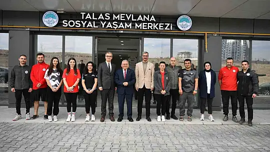 Talas'ın gözdesi olacak Mevlana Sosyal Merkezi'nde inceleme