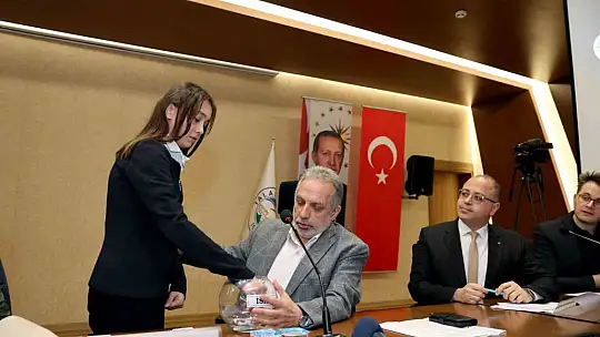 Talas Menekşe Siteleri'nde kura heyecanı