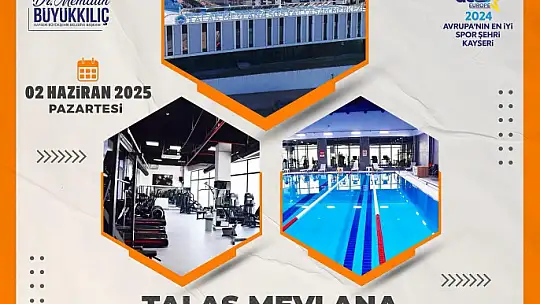 Talas Mevlana Sosyal Yaşam Merkezi hizmete açılıyor