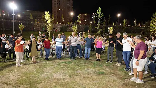 Talas Millet Bahçesi'nde keyifli bir akşam daha