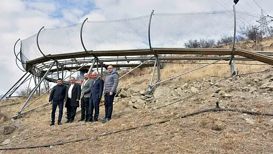 Talas Millet Bahçesi'ne 'dağ kızağı parkuru'