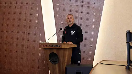 Talas personeline AFAD eğitimi