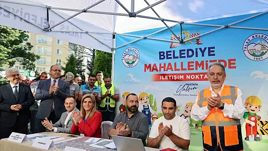 Talas'ta 'Belediye Mahallemizde'ye vatandaşlardan tam not