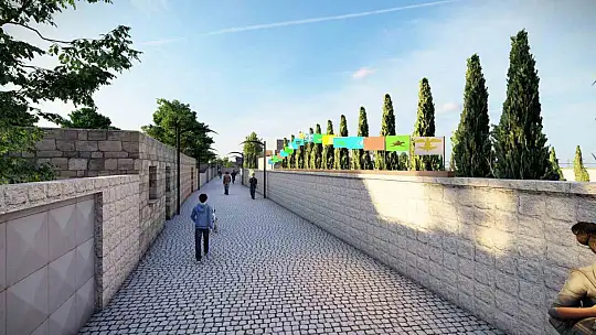 Talas'ta 'Türkçe Sokağı' hayat buluyor