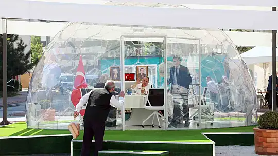 Talas'ta 150 hafta 'şeffaf oda'