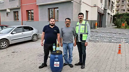 Talas'ta atık yağlar ekonomiye dönüşüyor