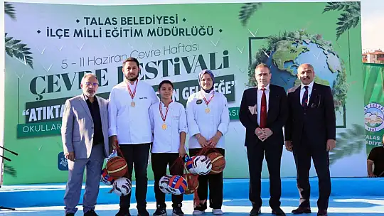 Talas'ta çevre bilinci sanatla buluştu, öğrenciler ödüllerine kavuştu