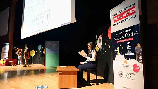 Talas'ta çocuklar 'Küçük Prens' ile coştu