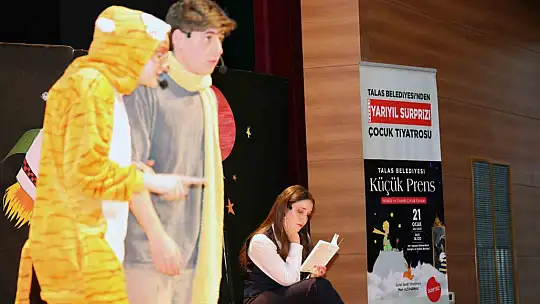 Talas'ta çocuklar 'Küçük Prens' ile coştu