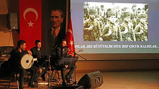 Talas'ta duygu dolu İstiklal Marşı ve Çanakkale Zaferi Anma Programı
