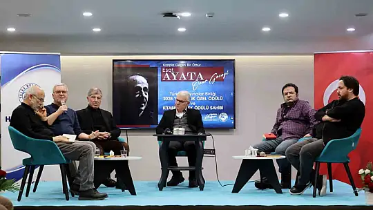 Talas'ta edebiyat dünyası, Esat Ayata'yı anlattı
