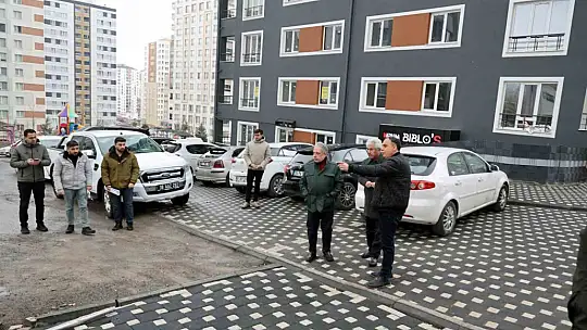 Talas'ta hafta sonu mesaisi: Yeni park ve otopark alanları incelendi