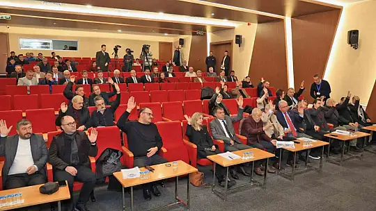 Talas'ta kararlar oy birliğiyle