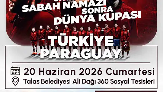 Talas'ta milli heyecan bu kez Ali Dağı'nda yaşanacak