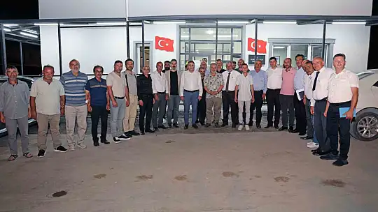Talas'ta muhtarlarla birlik ve beraberlik mesajı