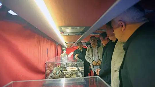 Talas'ta müze otobüsler yola çıktı