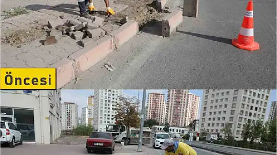 Talas'ta onarım timinden 2 bin 630 hızlı müdahale