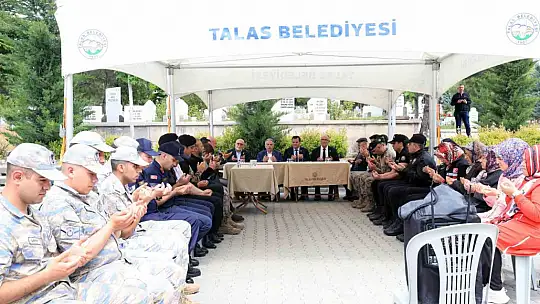 Talas'ta şehitlere bayram anması
