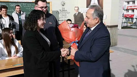 Talas'ta sıra dışı öğretmenler günü etkinliği