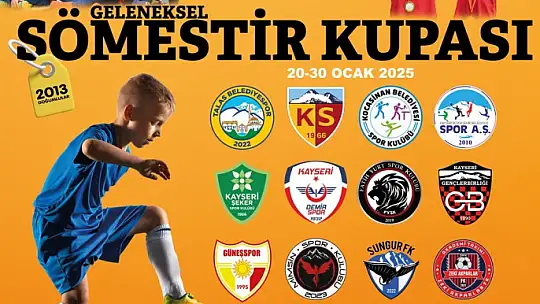 Talas'ta Sömestri Futbol Turnuvası