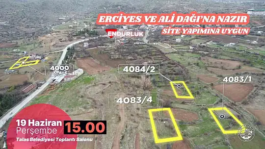 Talas'ta taksitli yatırım fırsatını sayılı saatler