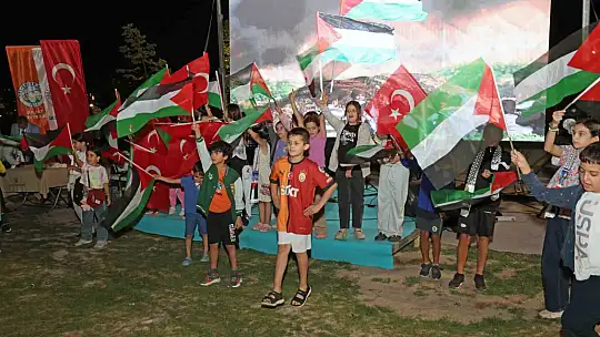 Talas'ta vicdanlar Gazze için buluştu