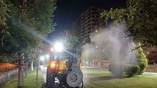 Talas'ta yaz boyunca haşereyle mücadele devam ediyor