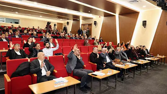 Talas'ta yılın son meclisi