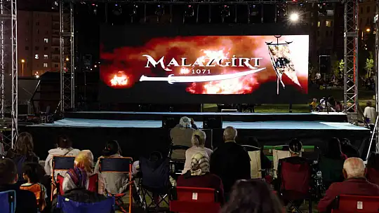Talas'ta Zafer Coşkusu 'Malazgirt Filmi' ile devam etti