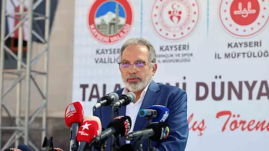 Talas'taki ERVA açılışında Başkan Yalçın'a özel teşekkür