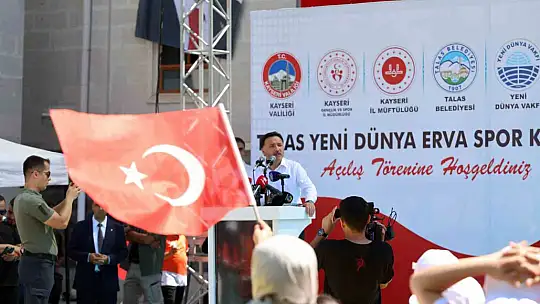 Talas'taki ERVA açılışında Başkan Yalçın'a özel teşekkür