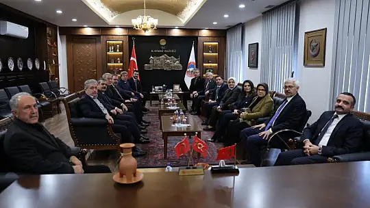 TBMM Engelli Bireylerin Sorunlarını Araştırma Komisyonu'ndan Vali Çiçek'e ziyaret