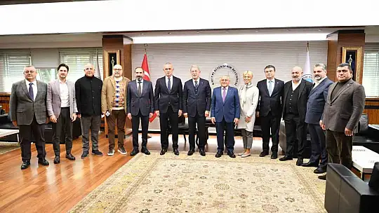 TFF Başkanı Hacıosmanoğlu'ndan Başkan Büyükkılıç'a ziyaret