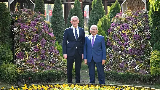 TFF Başkanı Hacıosmanoğlu'ndan Başkan Büyükkılıç'a ziyaret