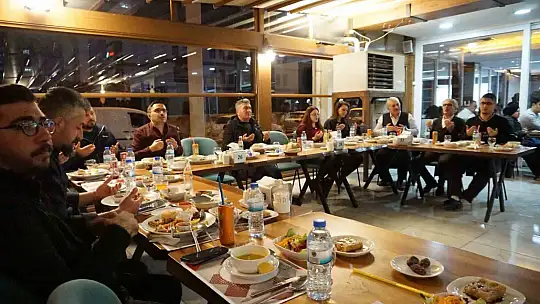 TFSKD Kayseri Şubesi iftarda bir araya geldi