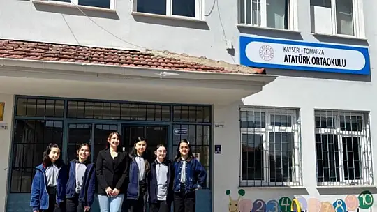 Tomarza Atatürk Ortaokulu Kayseri birincisi oldu