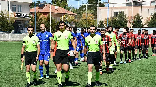 Tomarza Belediyespor A-Takımı ligin ilk maçında berabere kaldı
